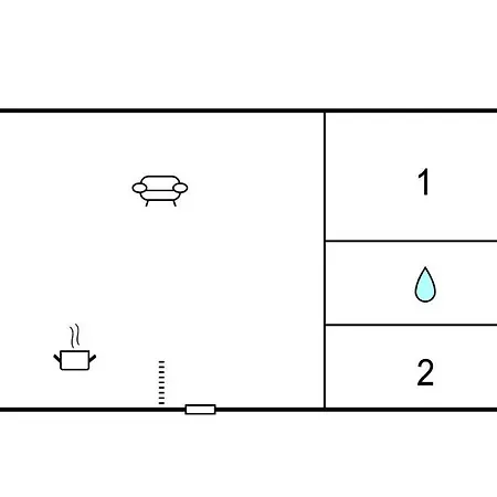 Apartman 2 Bedroom Gorgeous In Carentan