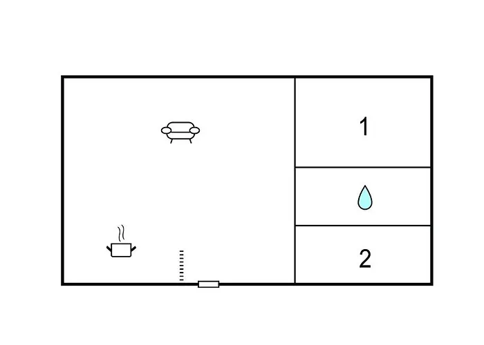 Apartman 2 Bedroom Gorgeous In Carentan